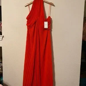 halter dress wedding dress Halter Neck A Line Wedding Gown Criss Straps Simple Satin Wedding Dress AWD1931 main image 1